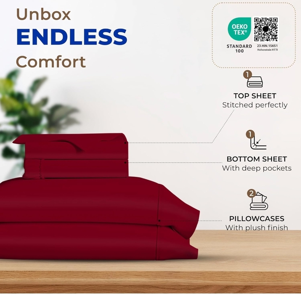 Luxury Red Bedding Set